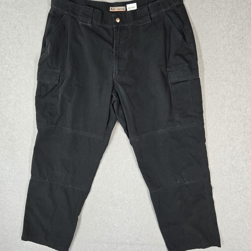 5.11 Tactical Men Pants 2XL Black Taclite TDU Pro Work Cargo Twill 74280